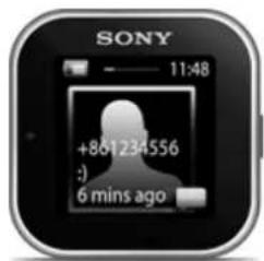 SONY Bluetooth SmartWatch Android - Widget screen - 1