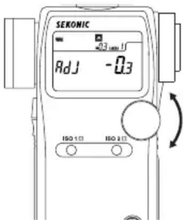 SEKONIC L-758 Cine - How to use the Exposure compensation function - 2