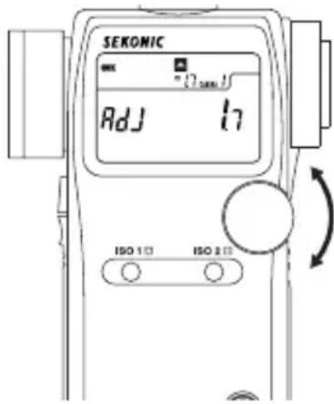 SEKONIC L-758 Cine - How to use the Exposure compensation function - 1