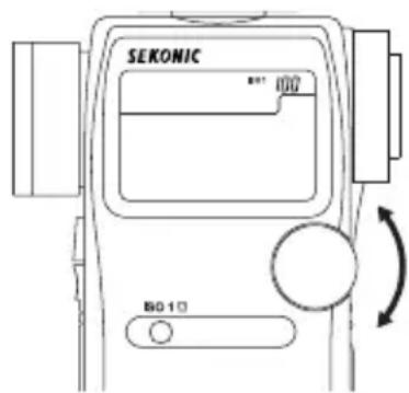 SEKONIC L-758 Cine - Setting ISO 2 sensitivity - 1