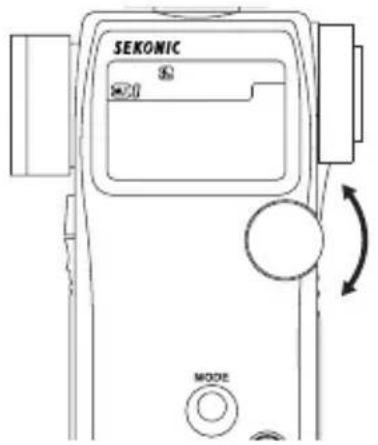 SEKONIC L-758 Cine - 2-3 Cord multiple flash (cumulative) mode - 1