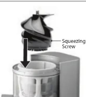 JuicePresso CowaySlowjuicer - Assembly instruction-Type 1 - 3