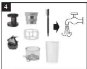JuicePresso CowaySlowjuicer - How to disassemble and clean - 3