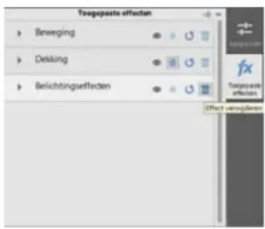 ADOBE Premiere Elements 11 - Een effect verwijderen - 1