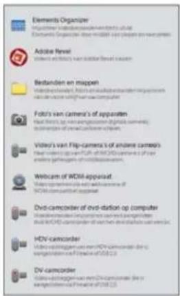 ADOBE Premiere Elements 11 - Deelvenster Media toevoegen - 1
