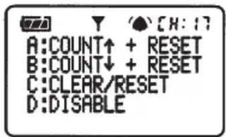 POCKETWIZARD Pocket Wizard Multimax - C: Clear / Reset - \*MENU C C - 1