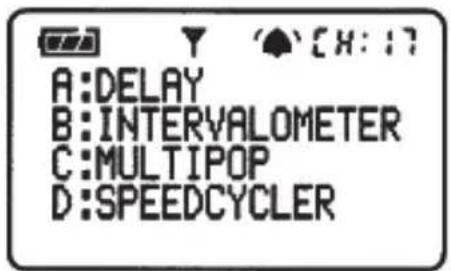 POCKETWIZARD Pocket Wizard Multimax - A: Remotes + PORT 2 - \*MENU A A A - 1