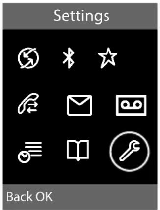 GIGASET SL785 - Main menu (first menu level) - 1