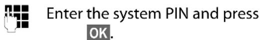GIGASET SL785 - Restoring the base to the factory settings - 2