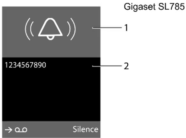 GIGASET SL785 - Call display with CLIP/CLI - 2