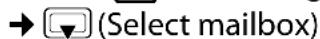 GIGASET SL785 - Changing the name of a mailbox - 2