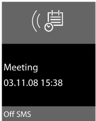 GIGASET SL785 - Signalling appointments and anniversaries - 1