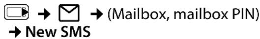 GIGASET SL785 - Sending SMS messages to an e-mail address - 1