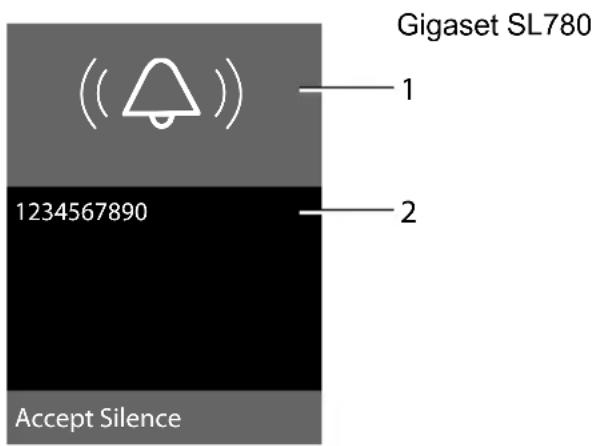 GIGASET SL785 - Call display with CLIP/CLI - 1