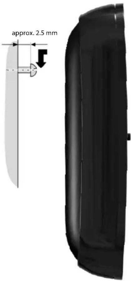 GIGASET SL785 - Mounting the base to the wall - 2