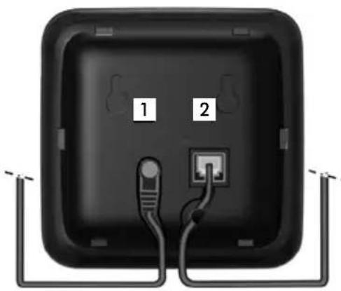 GIGASET SL785 - Connecting the base - 1
