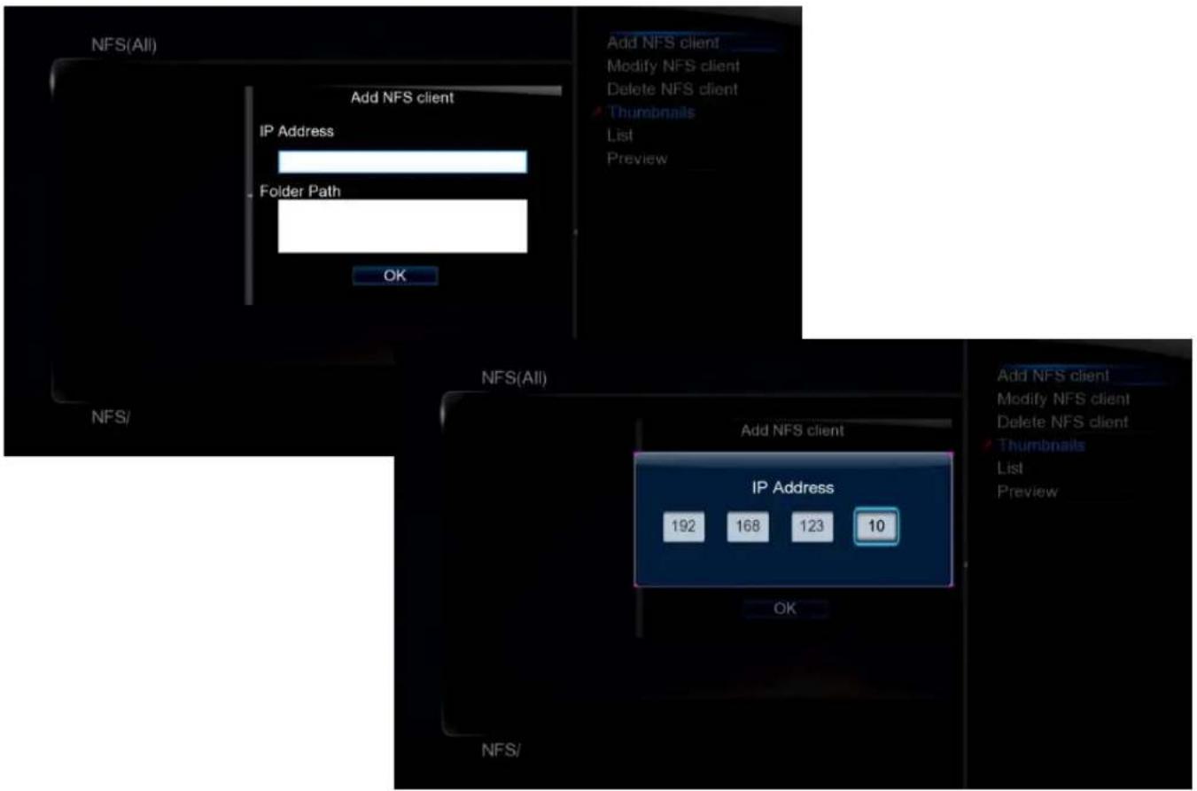 Xtreamer Prodigy - NFS Share Setup - 2