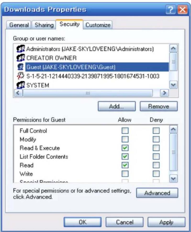 Xtreamer Prodigy - How to configure Folder Sharing Permission in Windows XP - 1