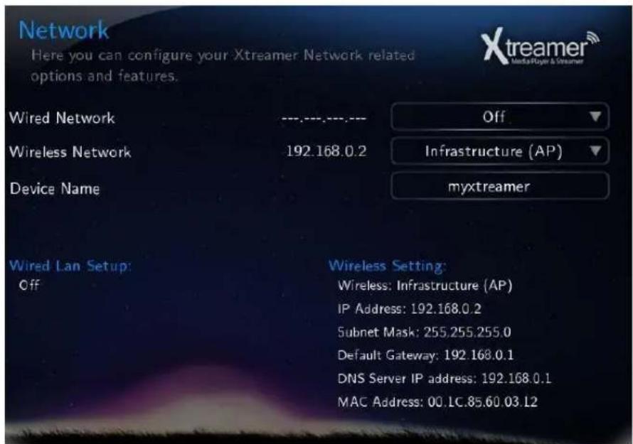 Xtreamer Prodigy - Wireless LAN Setup - 3