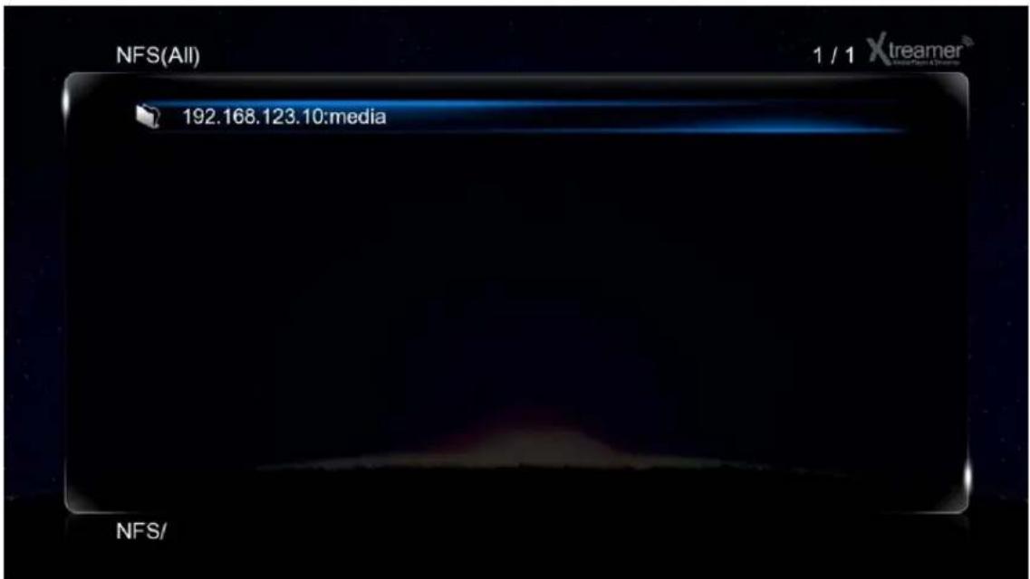 Xtreamer Prodigy - NFS Share Setup - 2
