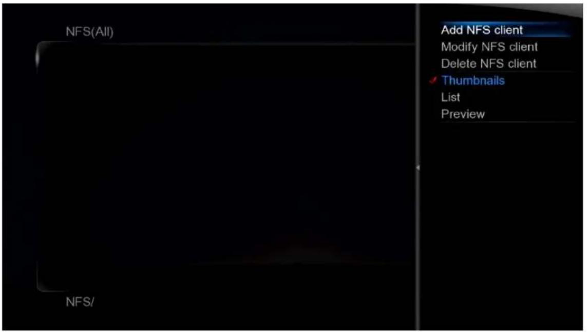Xtreamer Prodigy - NFS Share Setup - 1