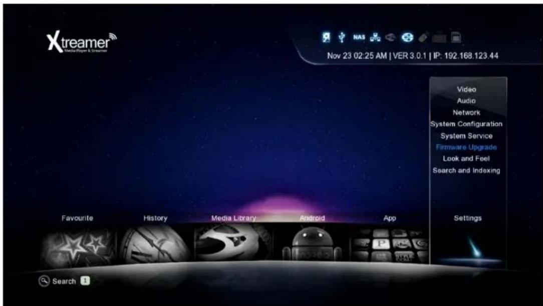Xtreamer Prodigy - Firmware Upgrade - 1
