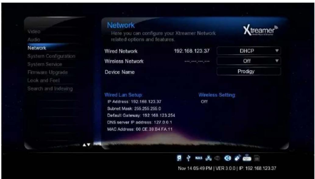 Xtreamer Prodigy - Network - 1