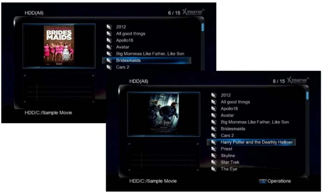 Xtreamer Prodigy - Displaying Cover art - 2