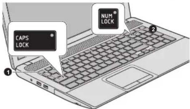 TOSHIBA Satellite C870D-116 - Keyboard indicators - 1