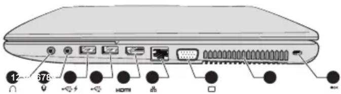 TOSHIBA Satellite C870D-116 - Right side - 1