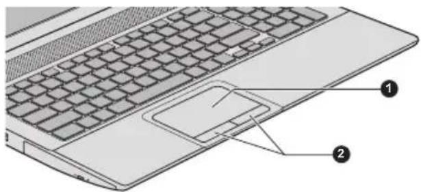 TOSHIBA Satellite C870D-116 - Using the Touch Pad - 1