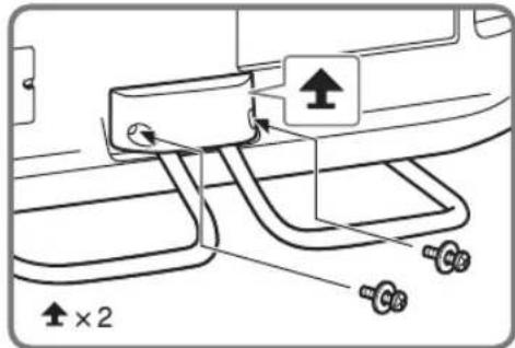 SONY KDL-32CX520 - 1: Attaching the Table-Top Stand - 5