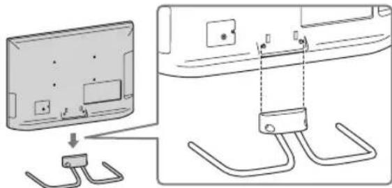 SONY KDL-32CX520 - 1: Attaching the Table-Top Stand - 2