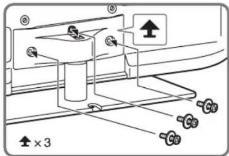 SONY KDL-32CX520 - 1: Attaching the Table-Top Stand - 4