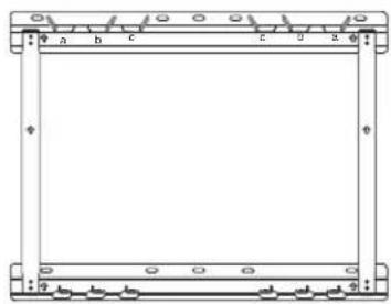 SONY KDL-32CX520 - When installing the base bracket on the wall (for SU-WL50B): - 2