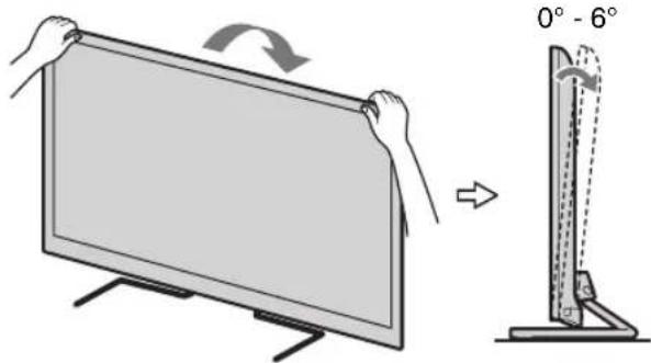 SONY KDL-32CX520 - Angle adjustment (Tilt) (except KDL-40/32CX520) - 2