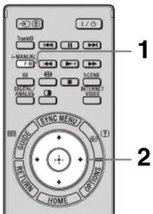SONY KDL-32CX520 - Displaying Operating Instructions (i-Manual) - 1