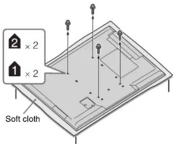 SONY KDL-32CX520 - When installing the base bracket on the wall (for SU-WL50B): - 5