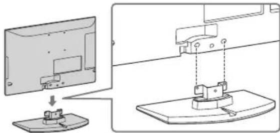 SONY KDL-32CX520 - 1: Attaching the Table-Top Stand - 3