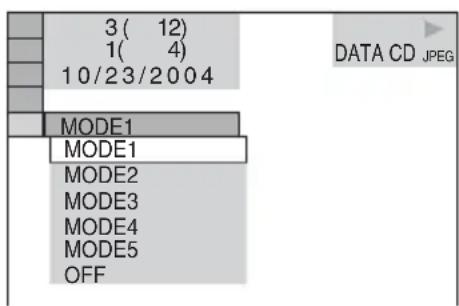 SONY DAV-DZ210D - Press ↑/↓ to select [EFFECT], then press ENTER. - 1