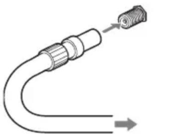 SONY DAV-DZ210D - To connect the DAB wire antenna (aerial) - 2