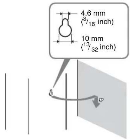 SONY DAV-DZ210D - Installing the Speakers on a Wall - 5