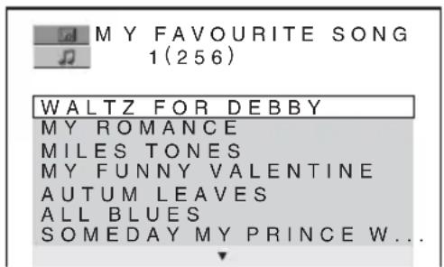 SONY DAV-DZ210D - ■ When selecting a track - 1