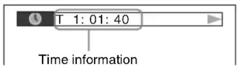 SONY DAV-DZ361W - Press DISPLAY during playback. - 1