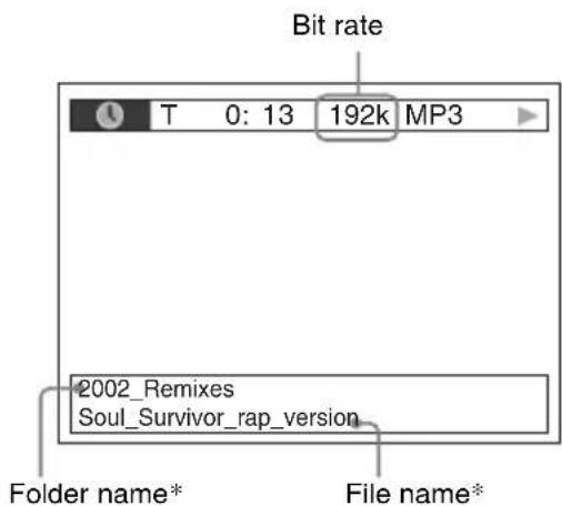 SONY DAV-DZ361W - Press DISPLAY during playback. - 1