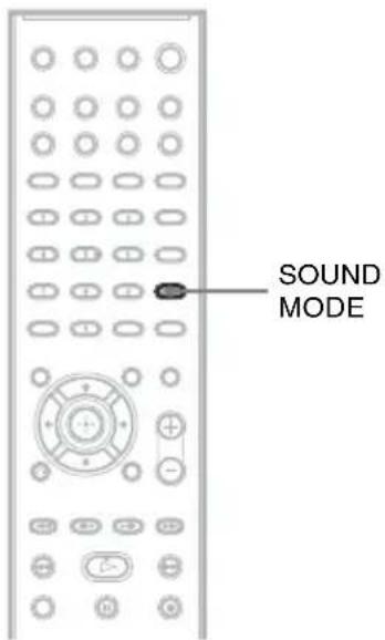SONY DAV-DZ361W - Selecting the Sound Mode - 1