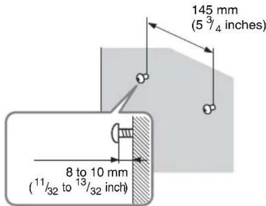 SONY DAV-DZ361W - To install the speakers on a wall - 4