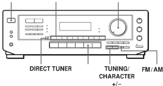 SONY STR-DE405 - Receiving Broadcasts - 1