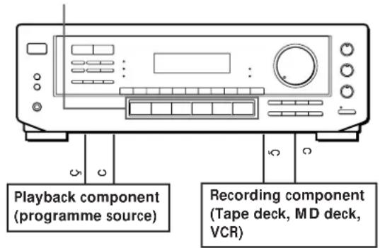 SONY STR-DE405 - Recording - 1