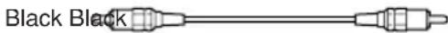 SONY STR-DE485 - F Monaural audio cord (not supplied) - 1